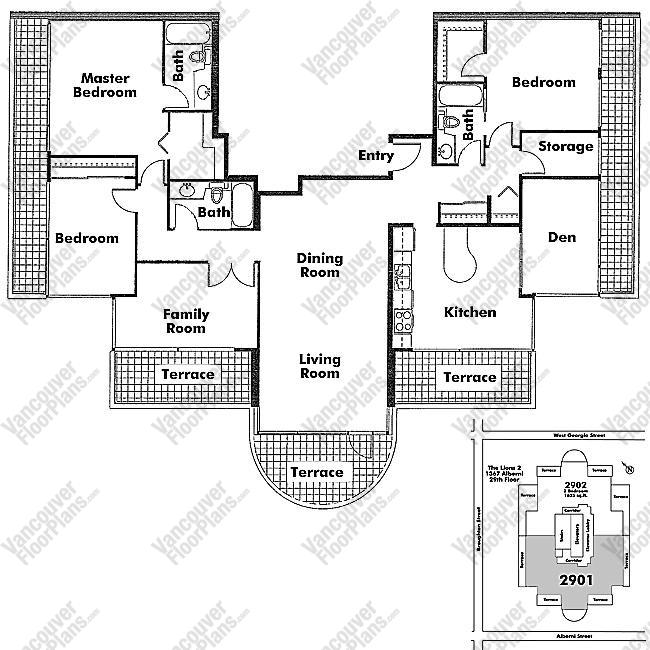 Floor Plan 2901 1367 Alberni
