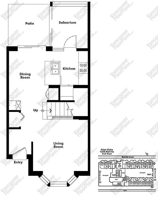 Floor Plan 210 1238 Melville