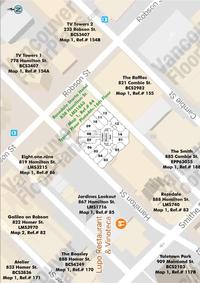 Rosedale Strata Hotel Area Map