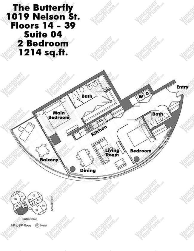 Floor Plan 3504 1019 Nelson Street