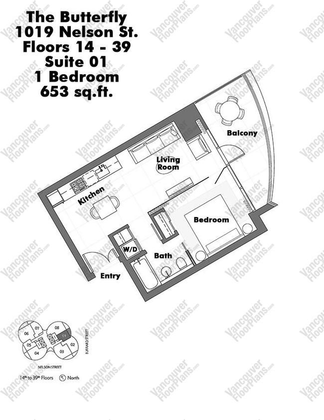 Floor Plan 3901 1019 Nelson Street