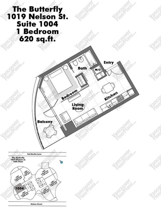 Floor Plan 1004 1019 Nelson Street