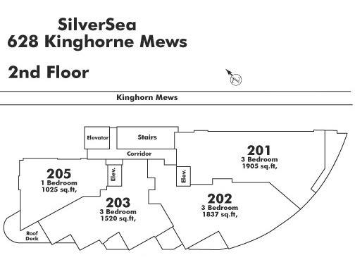 203 628 KINGHORNE MEWS, Vancouver, BC Floor Plate