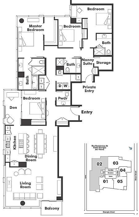 1902 667 HOWE STREET, Vancouver, BC Floor Plan