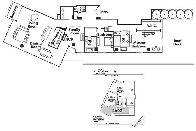 4602 1011 W CORDOVA STREET, Vancouver, BC Floor Plan