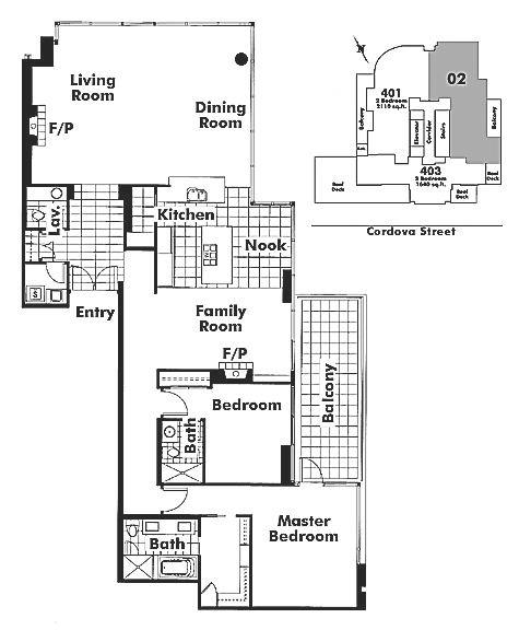 802 1169 W CORDOVA STREET, Vancouver, BC Floor Plan